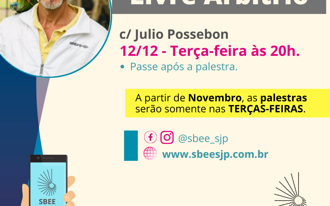 Palestra 12/12/23 “Livre Arbítrio”
