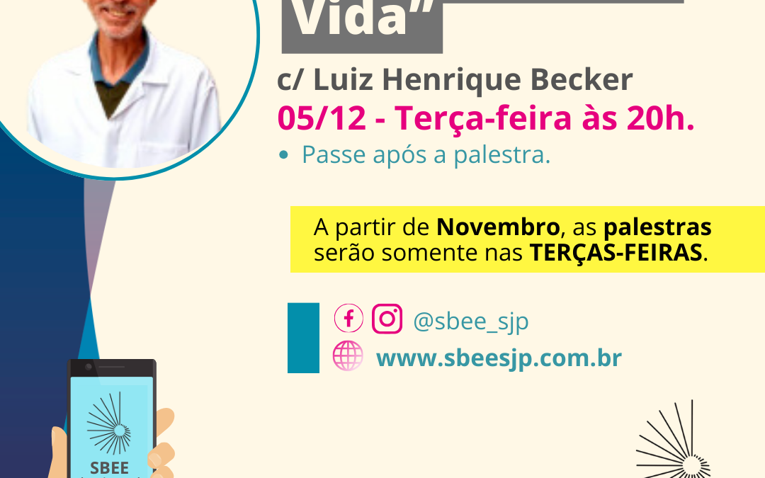Palestra 05/12/23 “Inventário de Vida”