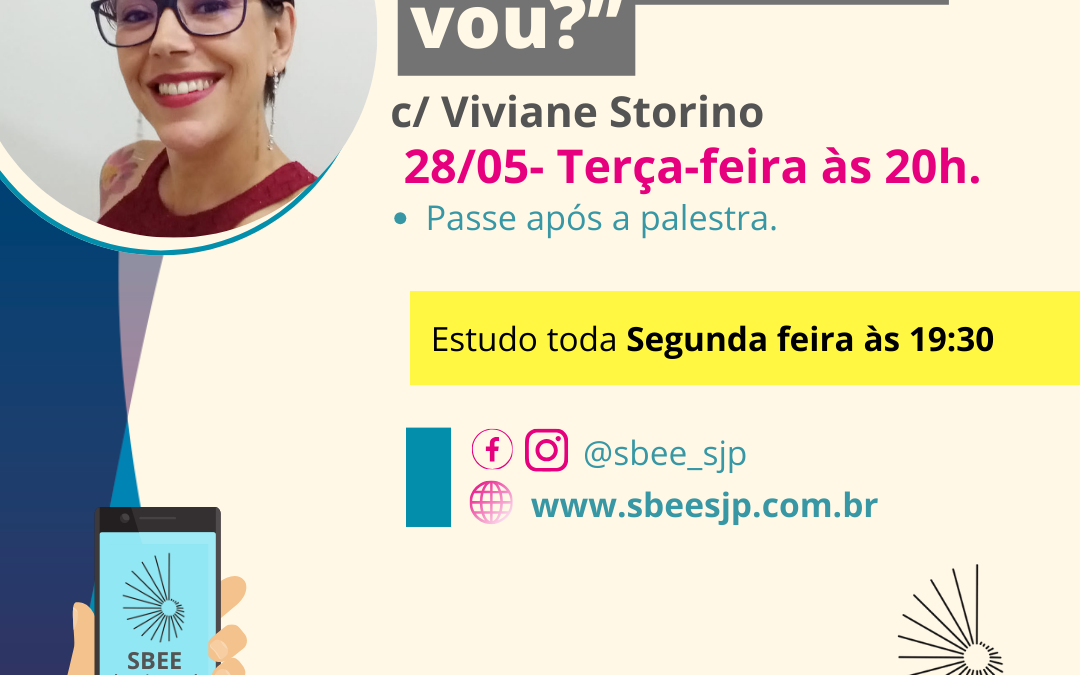 Palestra Espírita 28/05/24 “Para onde eu vou?”