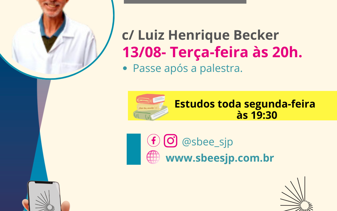 Palestra Espírita 13/08/24 “A Cura”